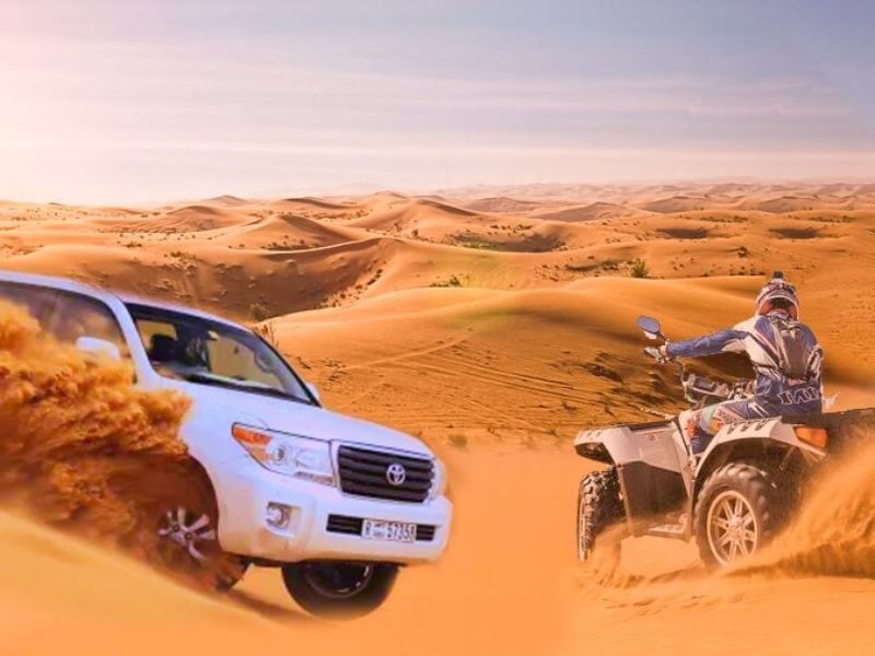Morning desert safari in Dubai