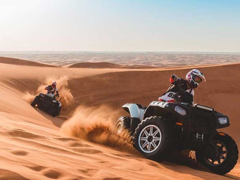 Top Grizzly Desert Quad Bike in Dubai
